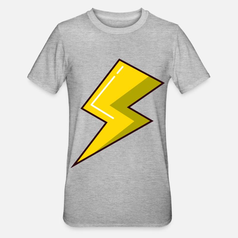 Blitz Comic Rapide - T-shirt polycoton Unisexe - gris chiné