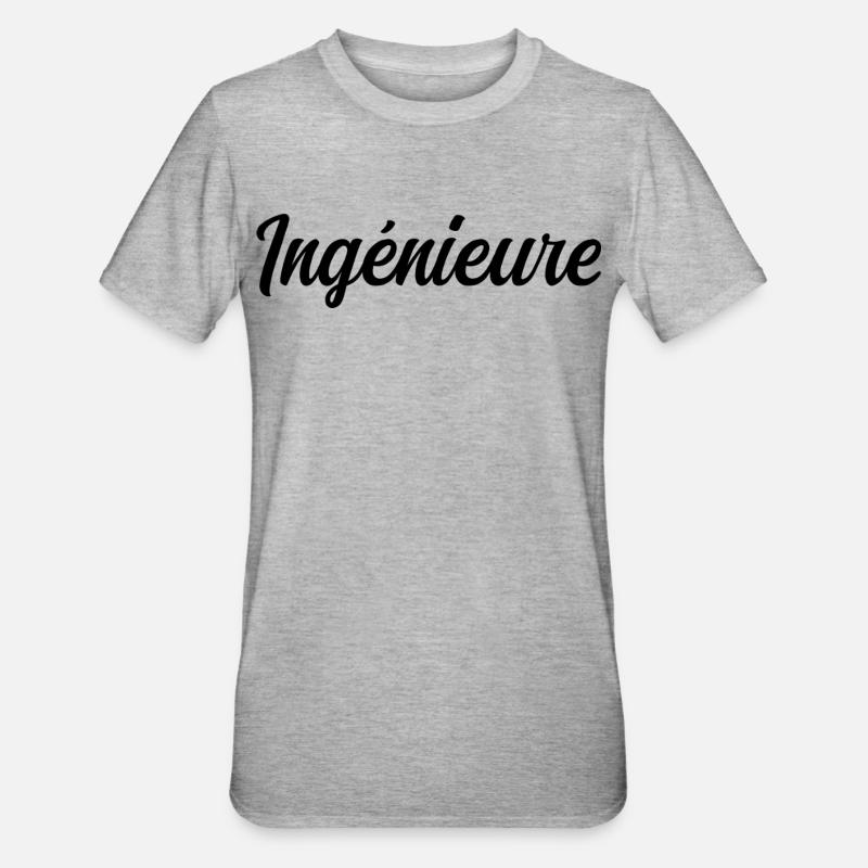 Technical Design Engineer Science Project - Unisex Polycotton T-Shirt - heather grey