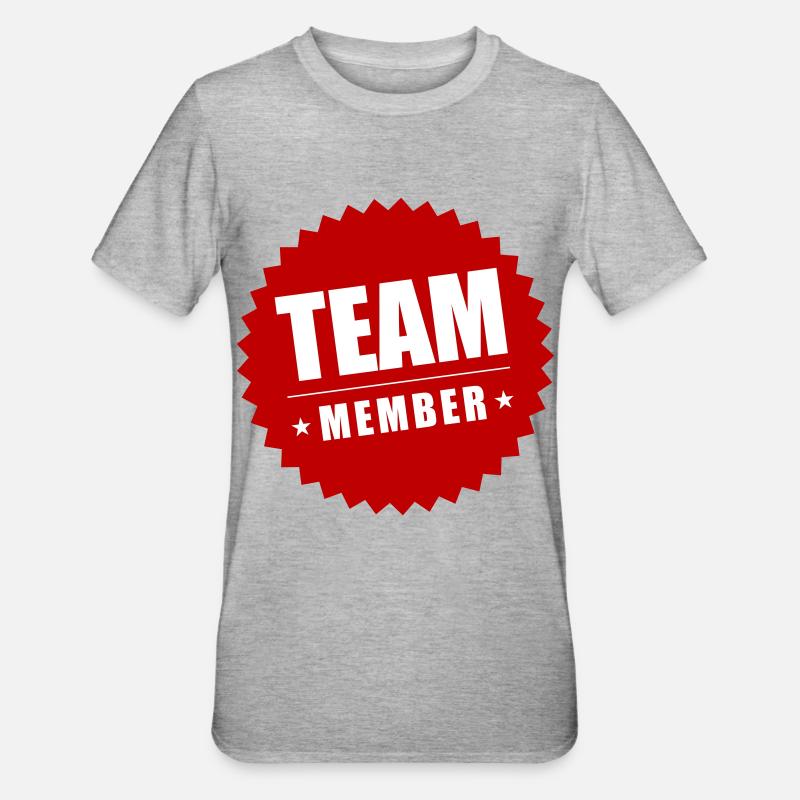 Membres de l’équipe - T-shirt polycoton Unisexe - gris chiné