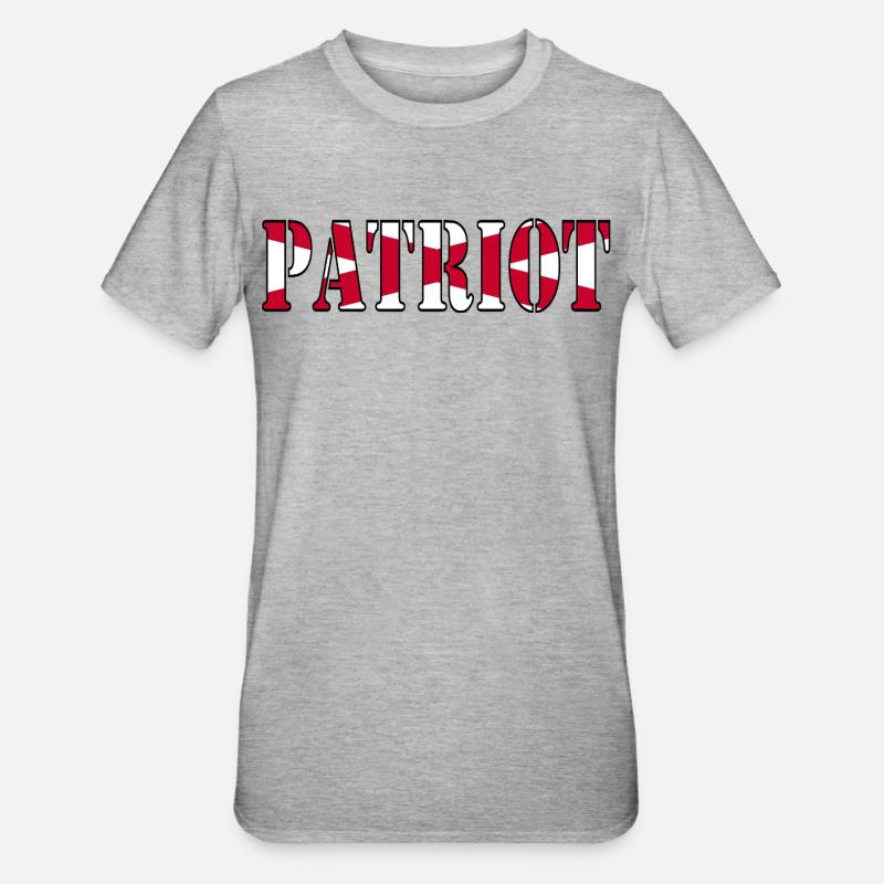 Patriot d’Irlande du Nord - T-shirt polycoton Unisexe - gris chiné