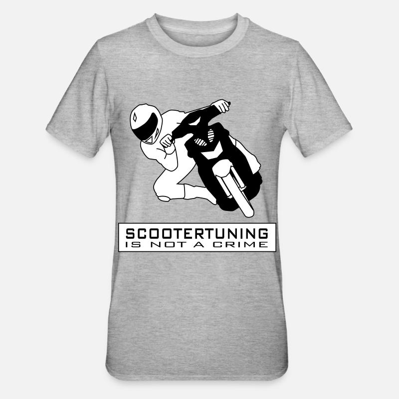 Scooter Tuning n'est pas un état-major de la - T-shirt polycoton Unisexe - gris chiné