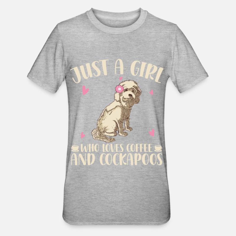 Cockapoo - T-shirt polycoton Unisexe - gris chiné