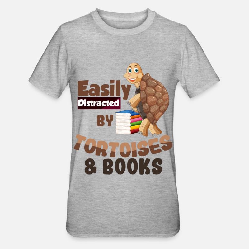 Tortue - T-shirt polycoton Unisexe - gris chiné