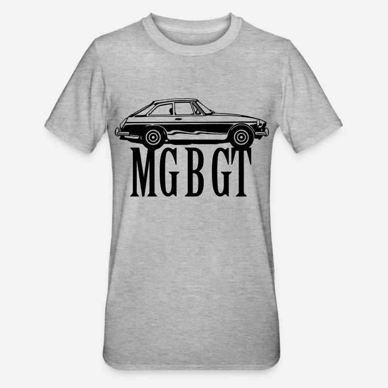 MG MGB GT - Autonaut.com - Unisex Polycotton T-Shirt - heather grey