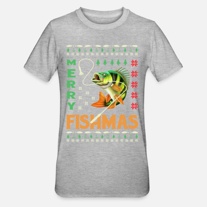 Pêche moche Noël - T-shirt polycoton Unisexe - undefined