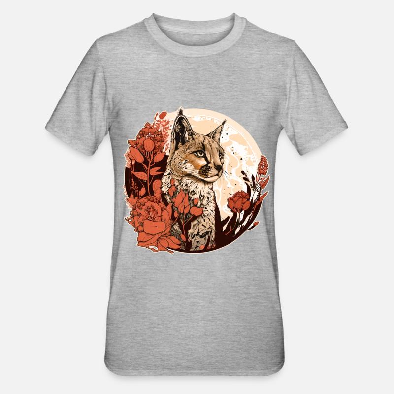 Lynx - T-shirt polycoton Unisexe - gris chiné