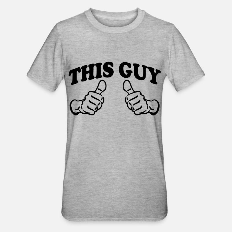 This Guy (Custom) - Unisex Polycotton T-Shirt - heather grey