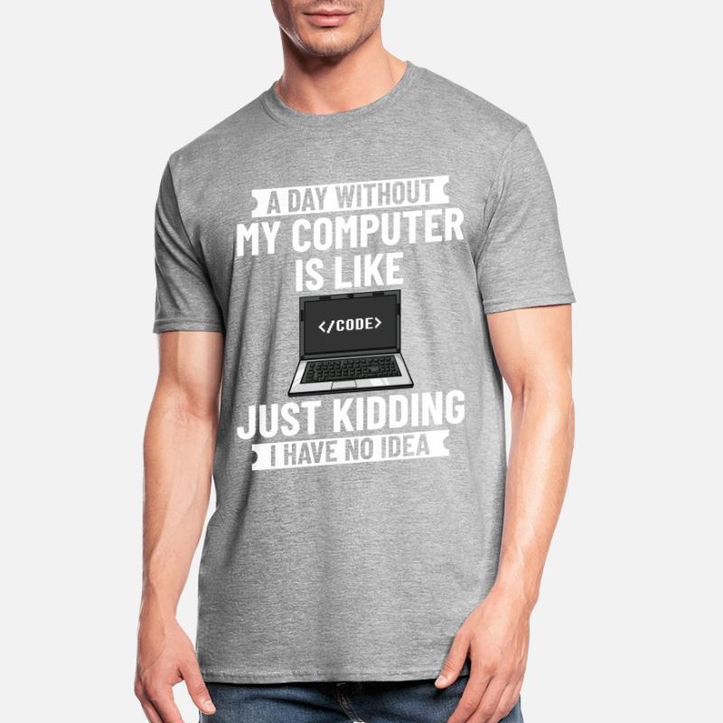 Programmeur Programmation Ordinateur Développeur Pc T-shirt polycoton Unisexe
