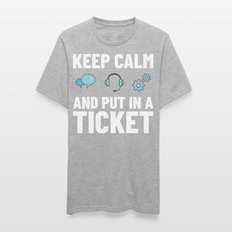 Support technique Assistance technique informatique Helpdesk T-shirt polycoton Unisexe