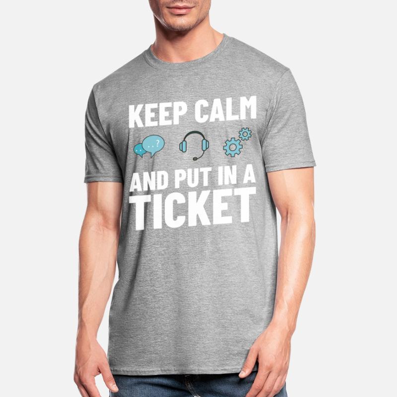 Tech Support IT Technical Assistance Helpdesk Unisex Polycotton T-Shirt
