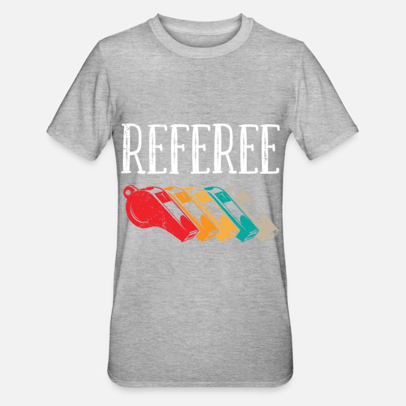 Arbitre Evolution Schiri - T-shirt polycoton Unisexe - gris chiné