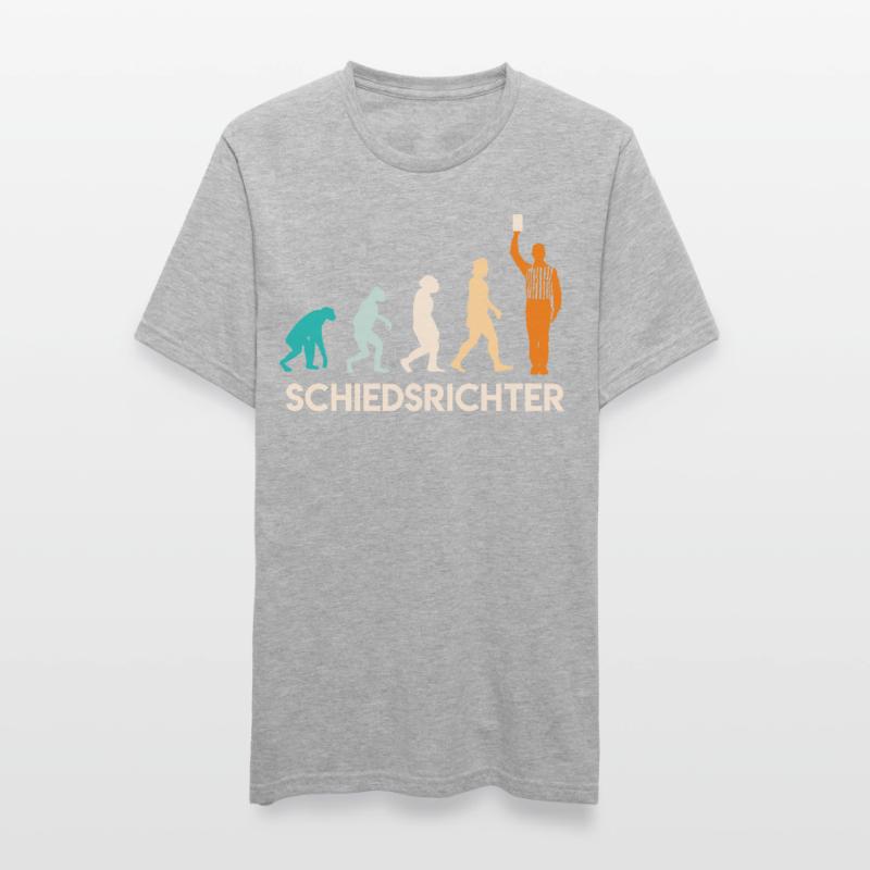 Evolution Referee Schiedsrichter Entwicklung Unisex Polycotton T-Shirt