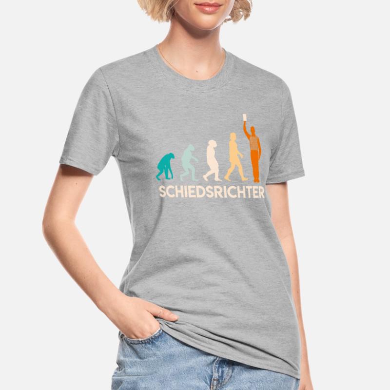 Evolution Referee Schiedsrichter Entwicklung Unisex Polycotton T-Shirt