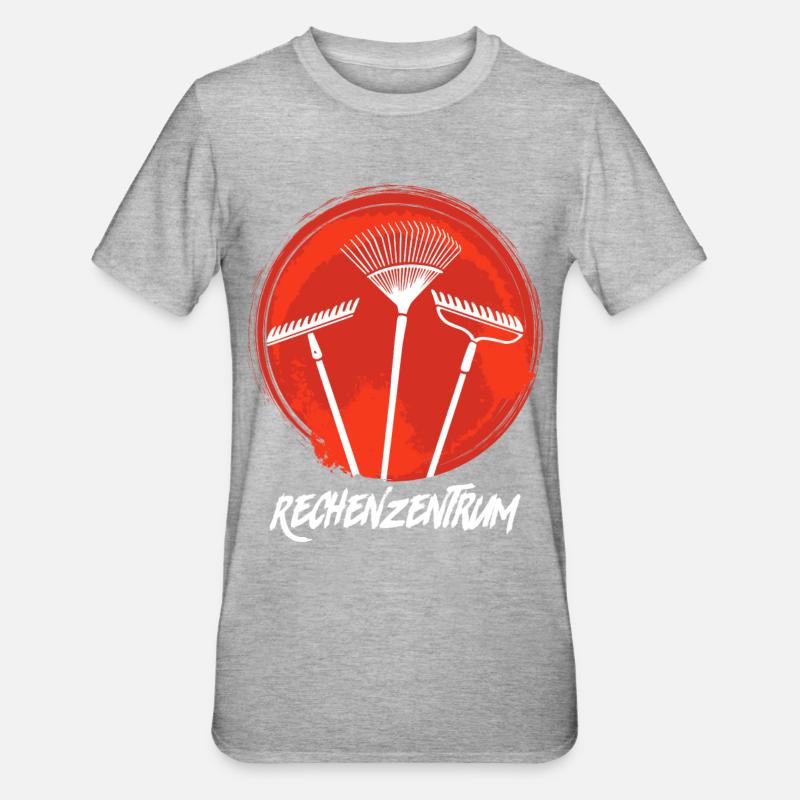 Rechenzentrum Programmierer Coder Informatiker - Unisex Polycotton T-Shirt - Grau meliert