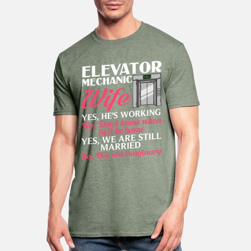 Elevator Elevator System Technician Woman Elevator Elevator Unisex Polycotton T-Shirt