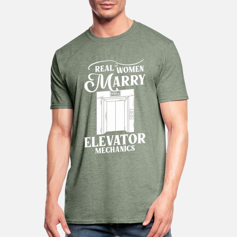 Elevator Elevator System Technician Woman Elevator Elevator Unisex Polycotton T-Shirt