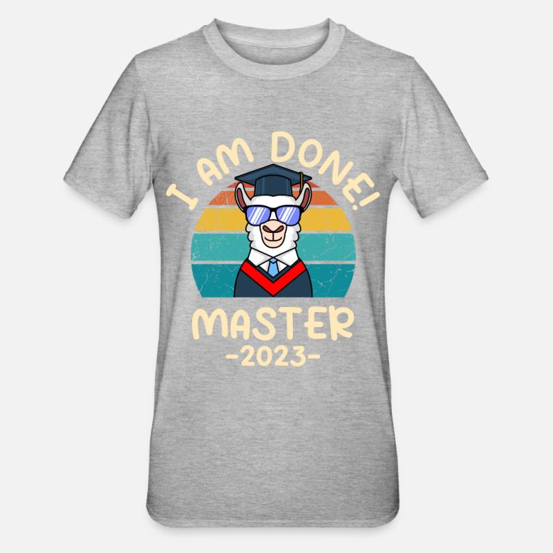 Ready! Master 2023 - Unisex Polycotton T-Shirt - heather grey