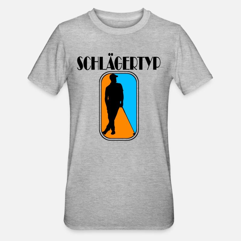 golf schlägertyp Golf - Unisex Polycotton T-Shirt - Grau meliert