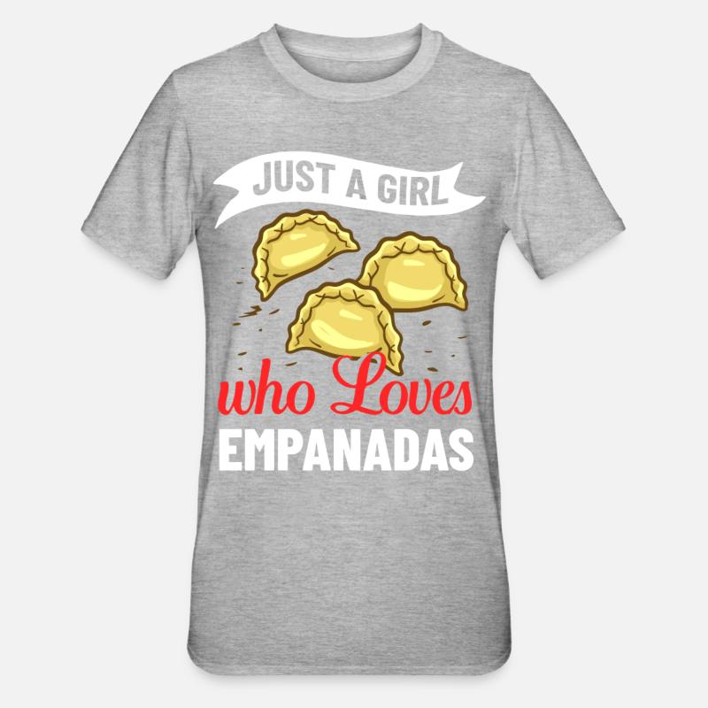 Empanada Argentina Dumpling Spain - Unisex Polycotton T-Shirt - heather grey