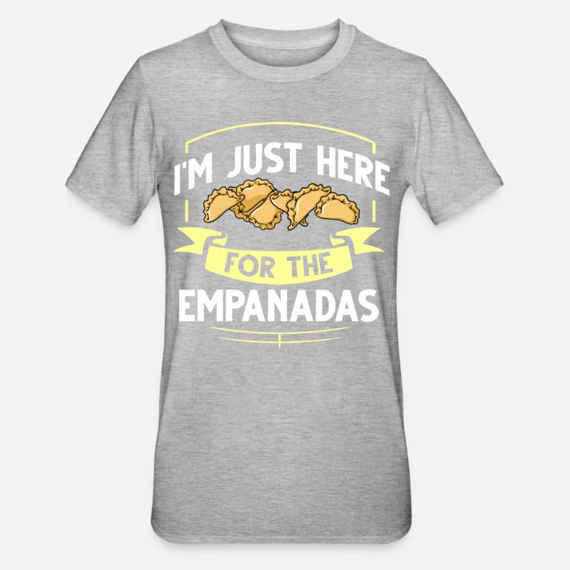Empanada Argentina Dumpling Spain - Unisex Polycotton T-Shirt - heather grey