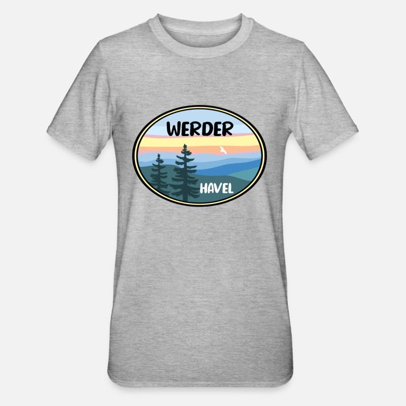 Werder Havel - Unisex Polycotton T-Shirt - Grau meliert