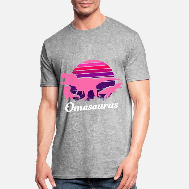 Omasaurus Muttertag Großmutter Dinosaurier Unisex Polycotton T-Shirt