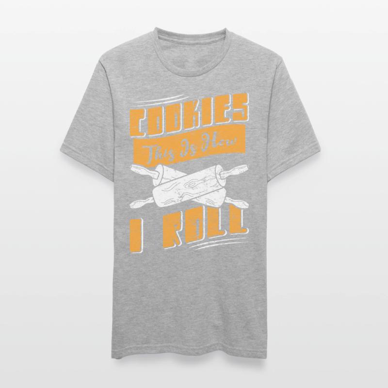 Biscuits Cuisson des biscuits C’est comme ça que je roule Backfans T-shirt polycoton Unisexe