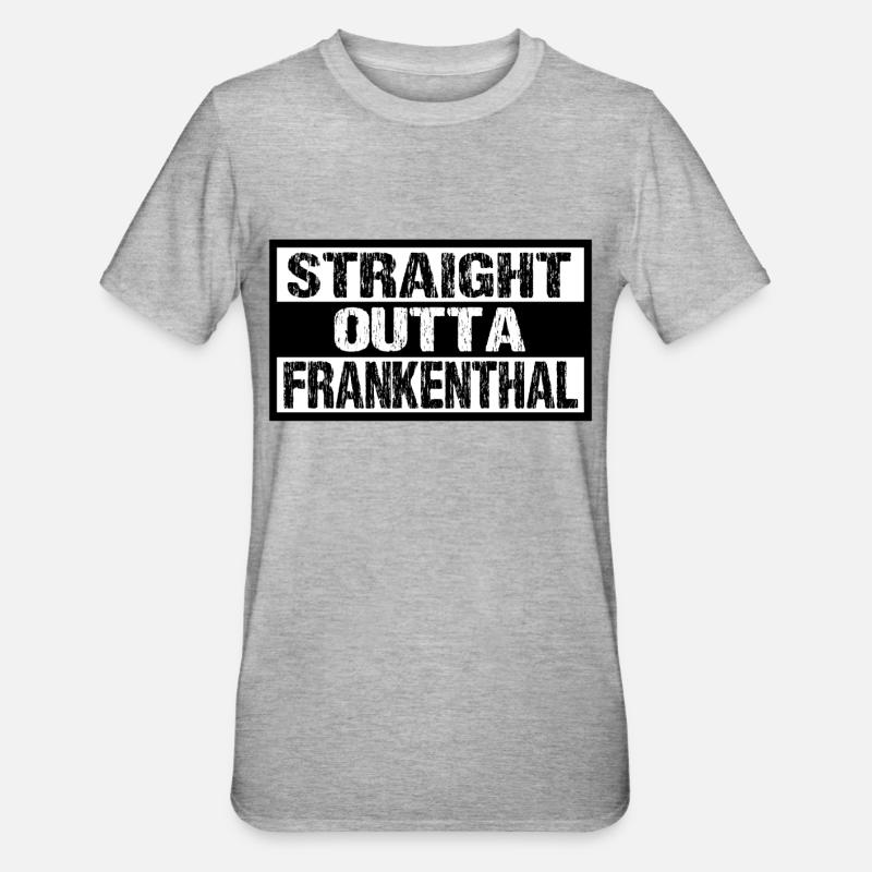 Frankenthal - Unisex Polycotton T-Shirt - Grau meliert
