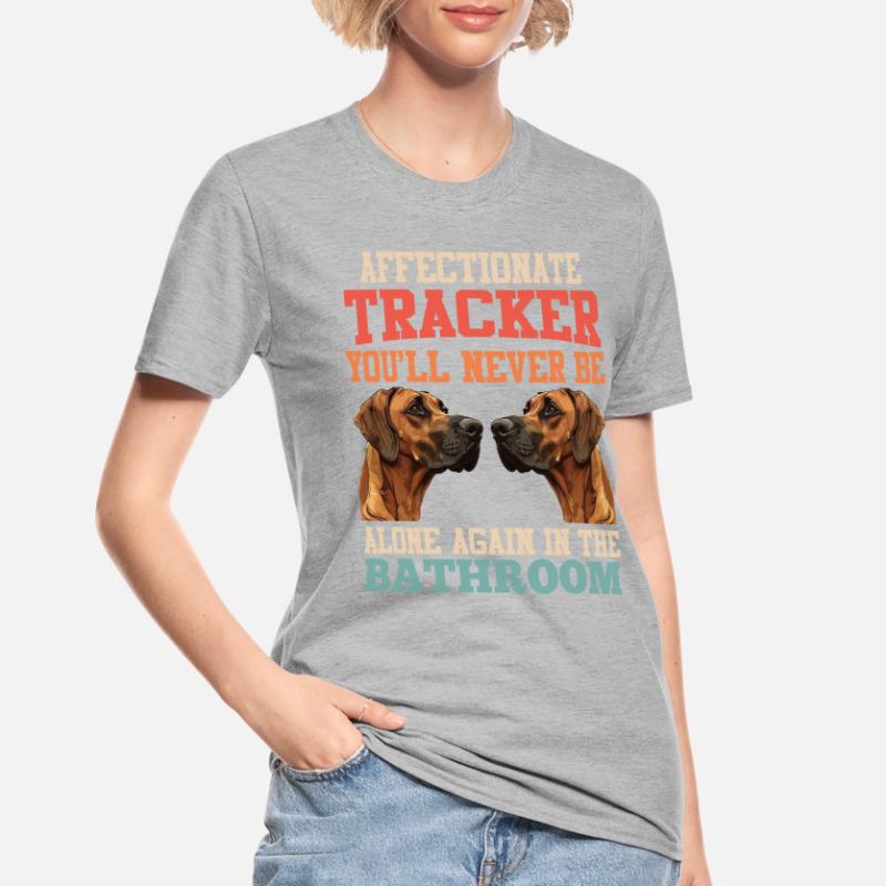 Propriétaire de Rhodesian Ridgeback AFFECTUEUX TRACKER T-shirt polycoton Unisexe