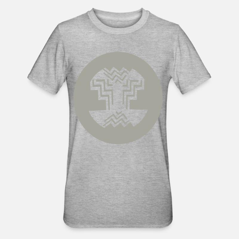 Conception circulaire-intérieure - T-shirt polycoton Unisexe - gris chiné