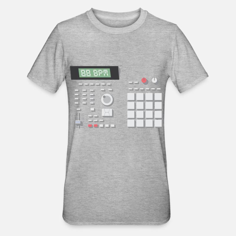 88 BPM MPC 2000 - T-shirt polycoton Unisexe - gris chiné