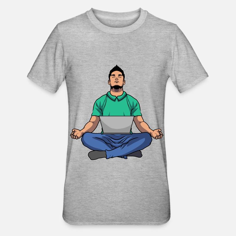 Programmer Coder Software Developer - Unisex Polycotton T-Shirt - heather grey