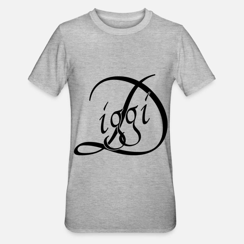 Diggi - Unisex Polycotton T-Shirt - Grau meliert