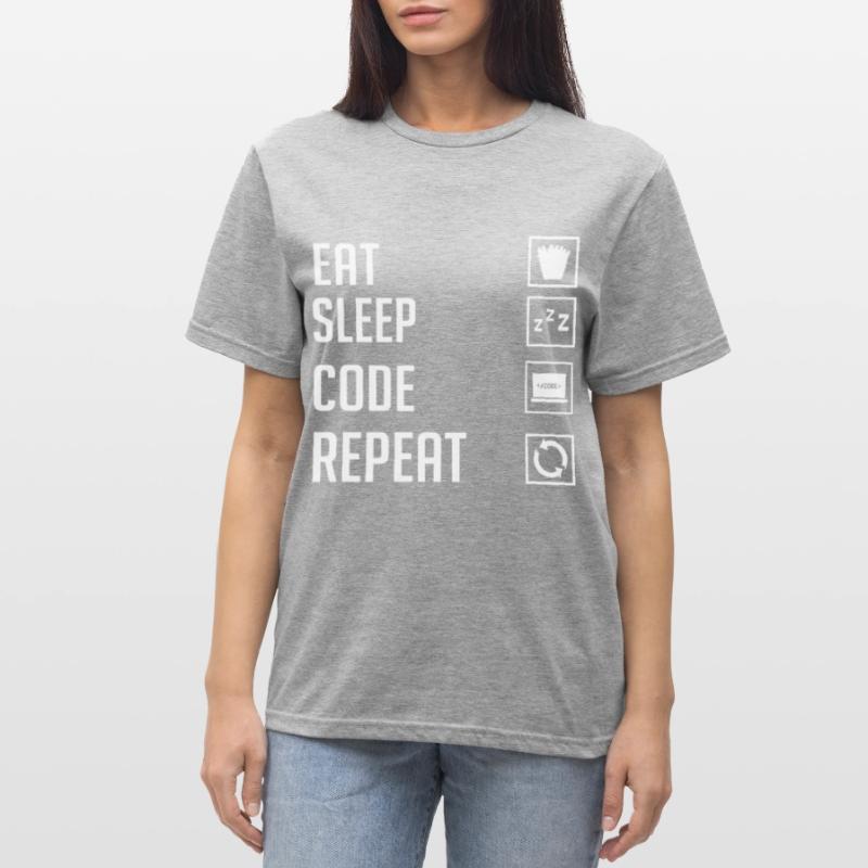 Programmeur Programmation Ordinateur Développeur Pc T-shirt polycoton Unisexe