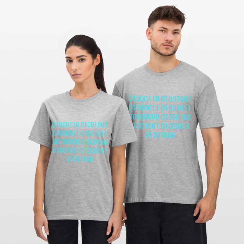 BINARY CODE / BINÄRCODE F**K DICH GESCHENKIDEE Unisex Polycotton T-Shirt