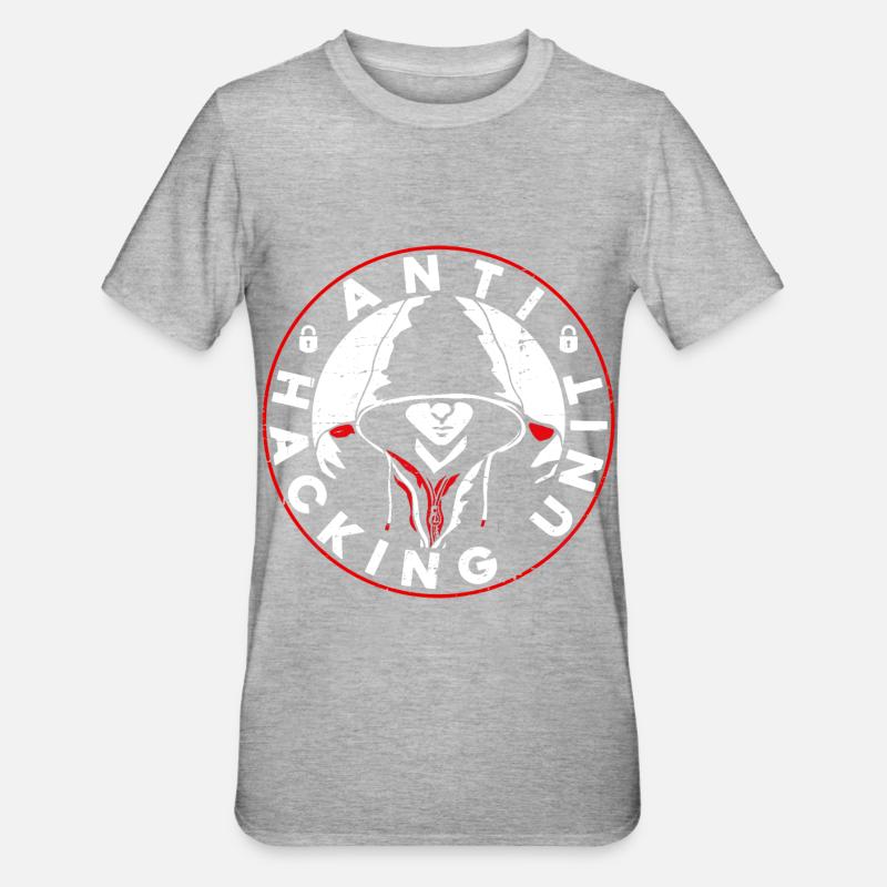 Programmierer Coder Software Entwickler - Unisex Polycotton T-Shirt - Grau meliert