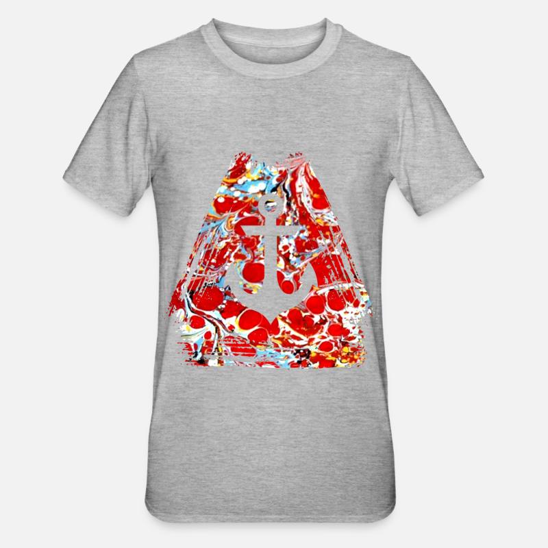 anchor e 251 - Unisex Polycotton T-Shirt - heather grey