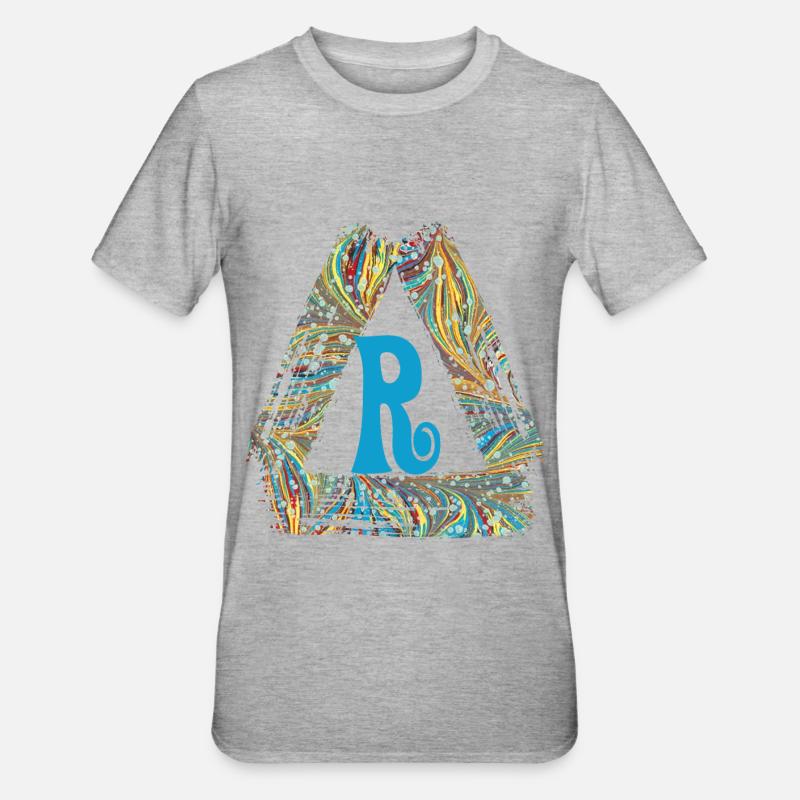 e 201 r - T-shirt polycoton Unisexe - gris chiné