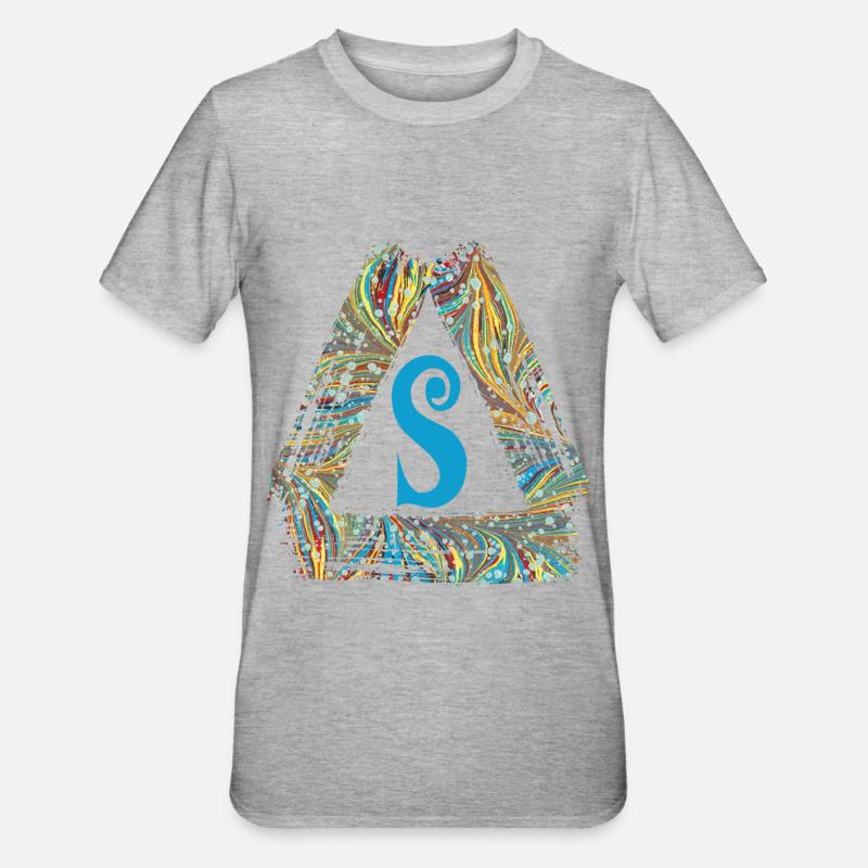 e 201s - T-shirt polycoton Unisexe - gris chiné