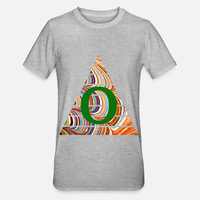 Dreieck E 56 O - T-shirt polycoton Unisexe - gris chiné