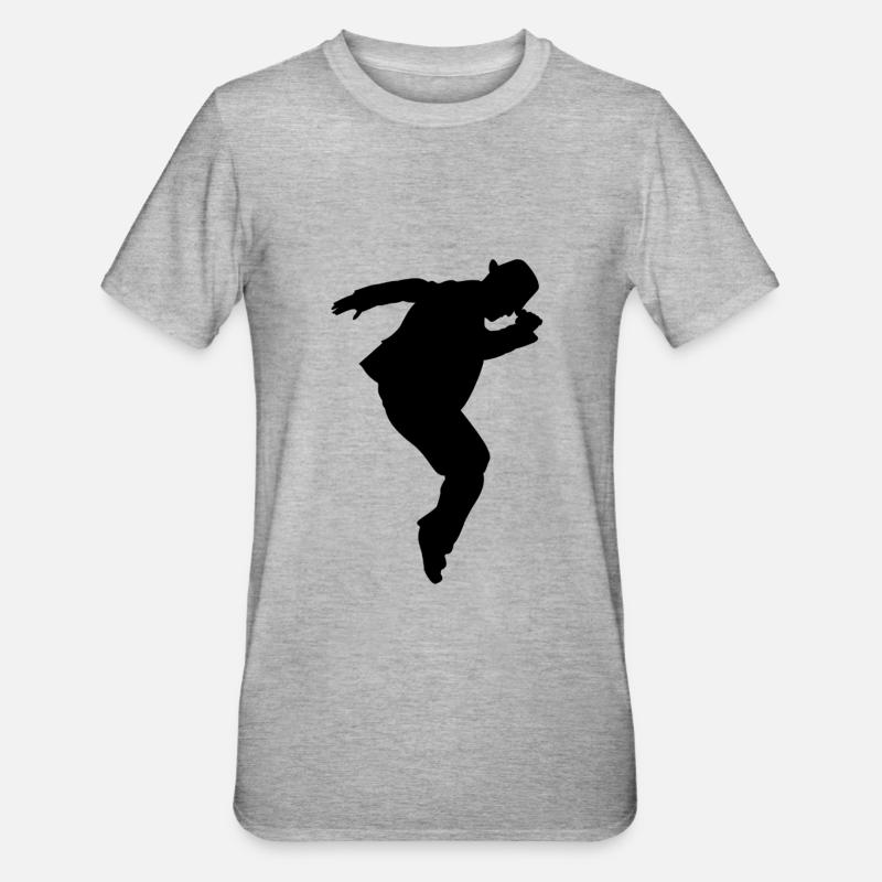 danseur - T-shirt polycoton Unisexe - gris chiné