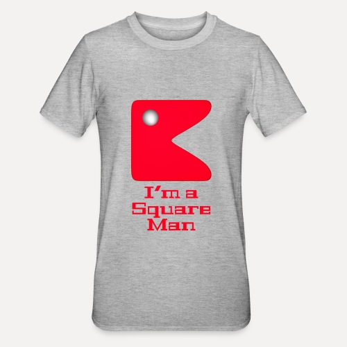 Square man red - Unisex Polycotton T-Shirt