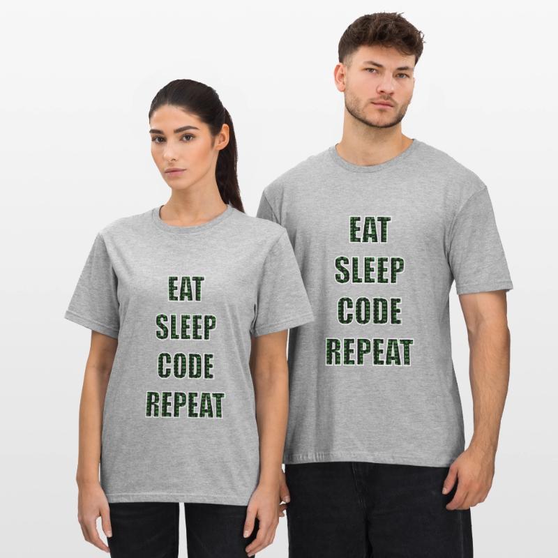 Programmeurs Programmation Code T-shirt polycoton Unisexe