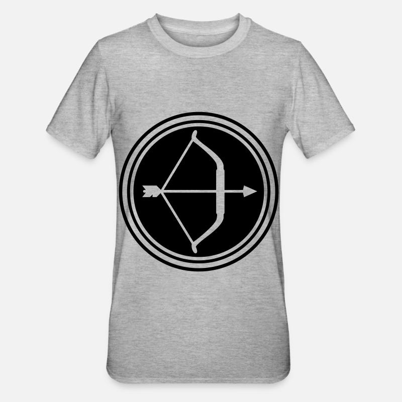 Arc et flèche - T-shirt polycoton Unisexe - gris chiné