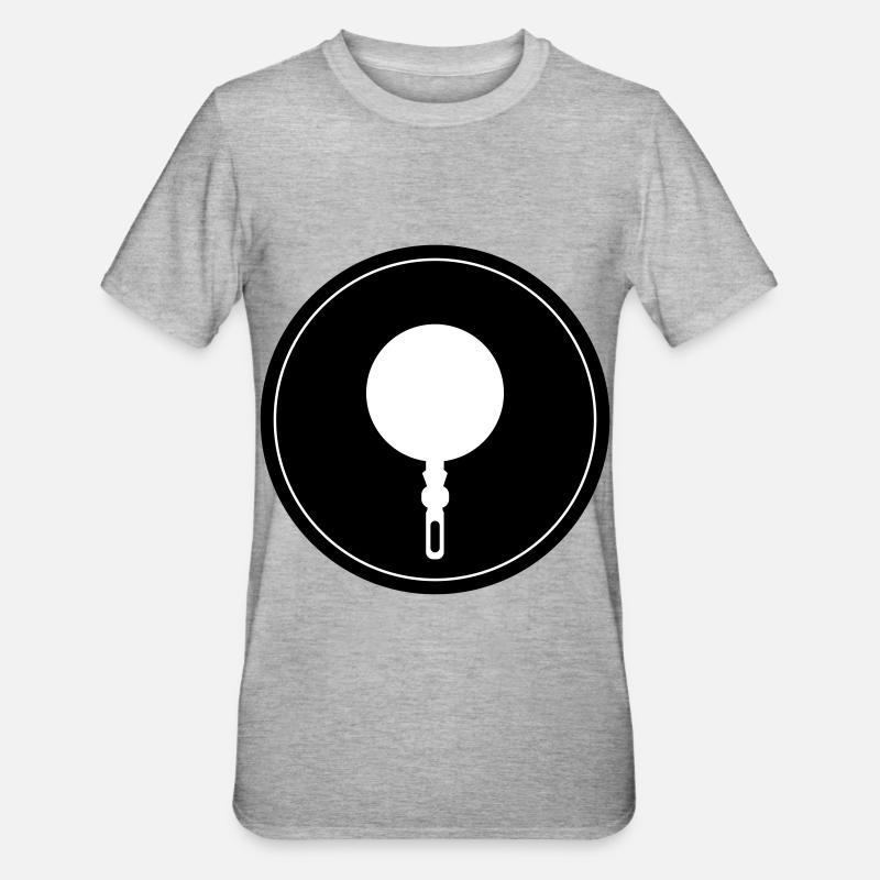 Chef de cuisine Pan - T-shirt polycoton Unisexe - gris chiné