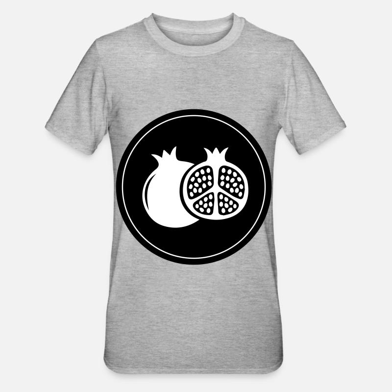 Icône Grenade - T-shirt polycoton Unisexe - gris chiné