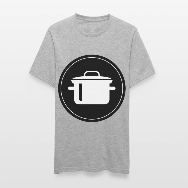 Cuisson d’une casserole T-shirt polycoton Unisexe