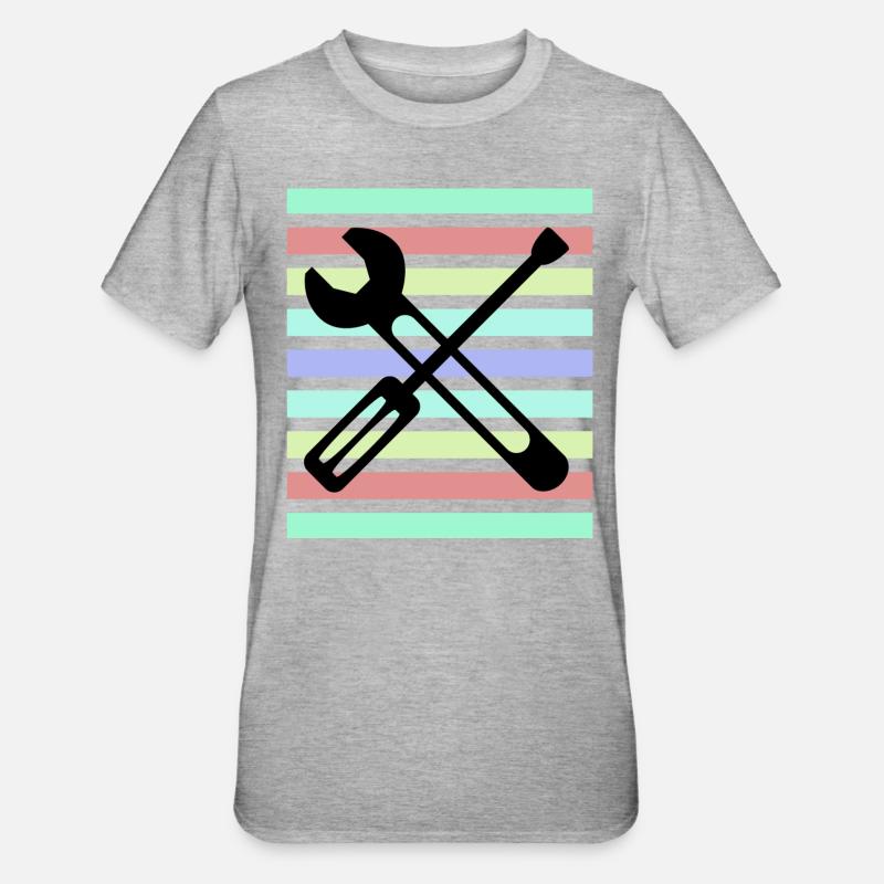 Conception d'outils Sunset - T-shirt polycoton Unisexe - gris chiné