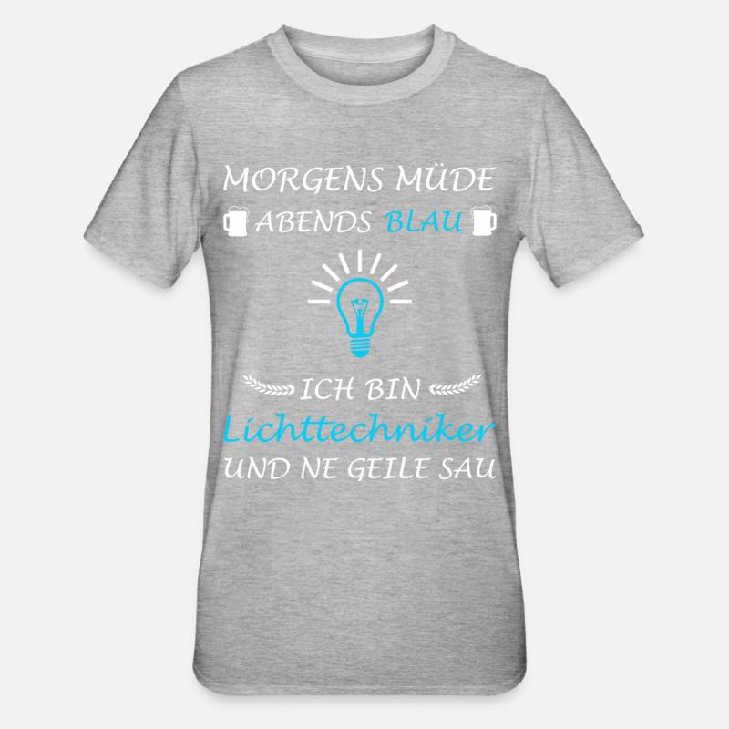 Lichttechniker Lichttechnik Spruch Lichtdesigner - Unisex Polycotton T-Shirt - undefined
