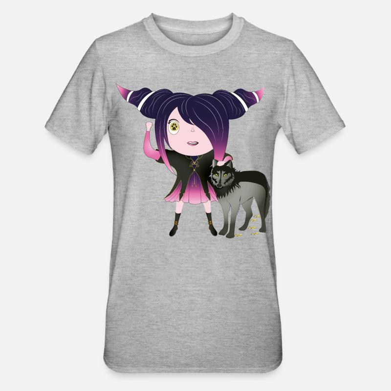 Depuis e - T-shirt polycoton Unisexe - gris chiné